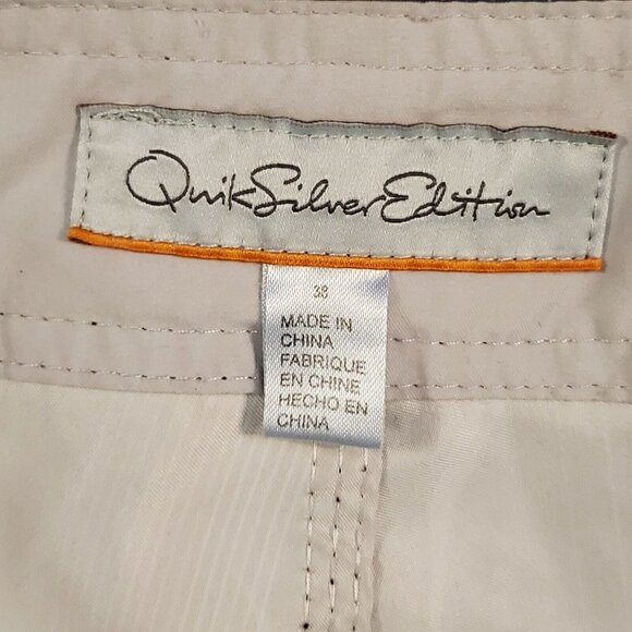 Men's Quiksilver Edition Hawaiian Floral Plaid Boardshorts Summer Shorts Size 38 - Picture 5 of 6